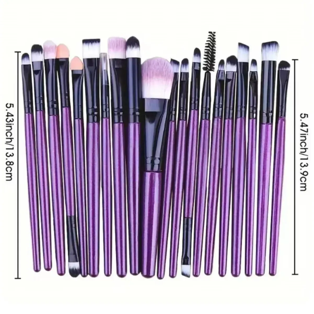 20Pcs Makeup Brush Set Eyeliner Brush Blending Brush Makeup Brushes for Cheeks Eye Cosmetic Foundation Brush Make Up Brushes Set — image 6