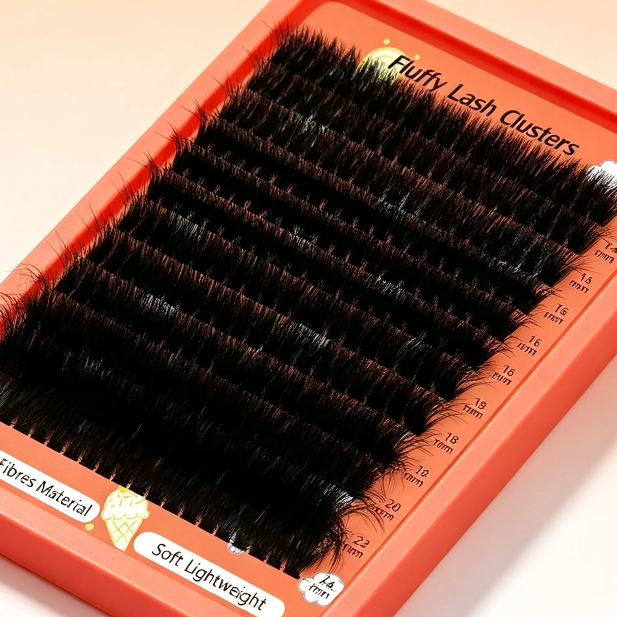 Cluster Lashes D Curl Mixed Length Dramatic Volume DIY Eyelash Extensions Soft Reusable Fake Lashes For Beginners Eye Makeup — image 5