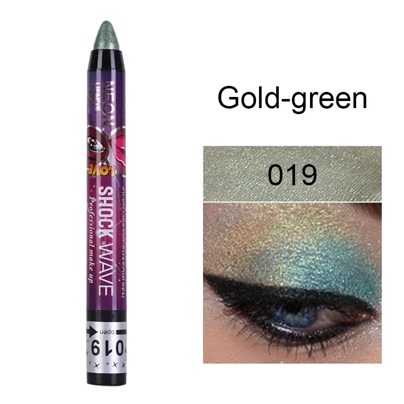 2 In 1 Eyeshadow Lipstick Stick Pencil Waterproof Glitter Matte Eye Shadow Makeup Pigment Eyeshadow Pen — image 24