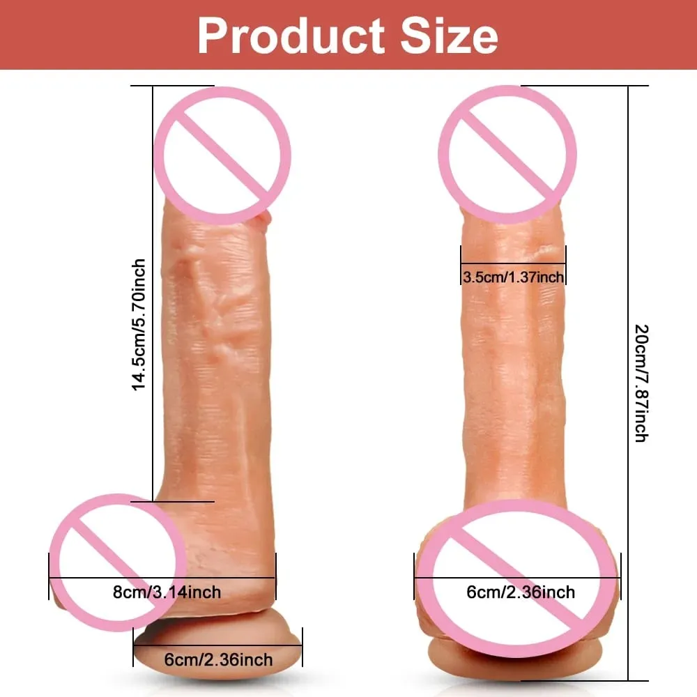 APP Control Thrusting Realistic Dildo for Women G-spot Heating Vibrator with Suction Cup Fake Penis Female Sex Toy Masturbation — image 5