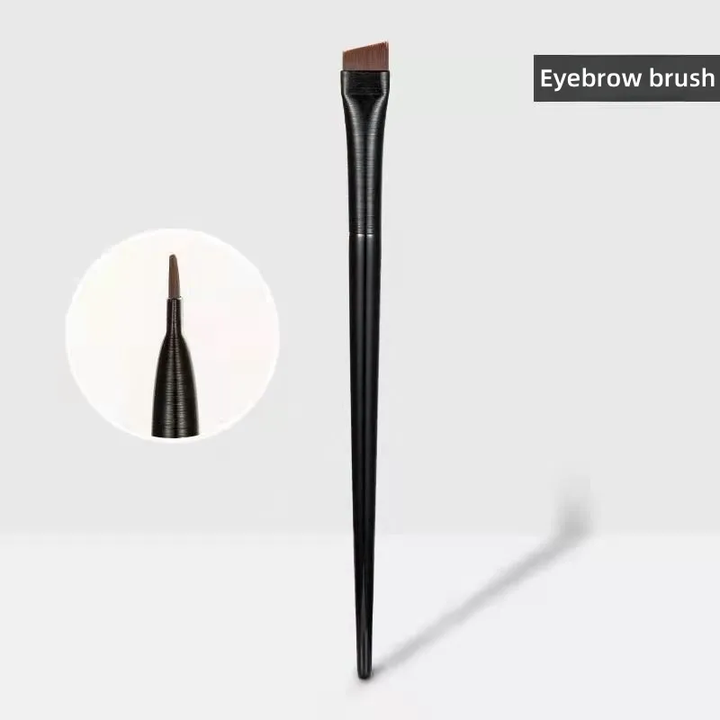 New 2 pieces/set eyebrow contour brush eyebrow eyeliner brush portable small angle eyebrow brush female makeup tool — image 3