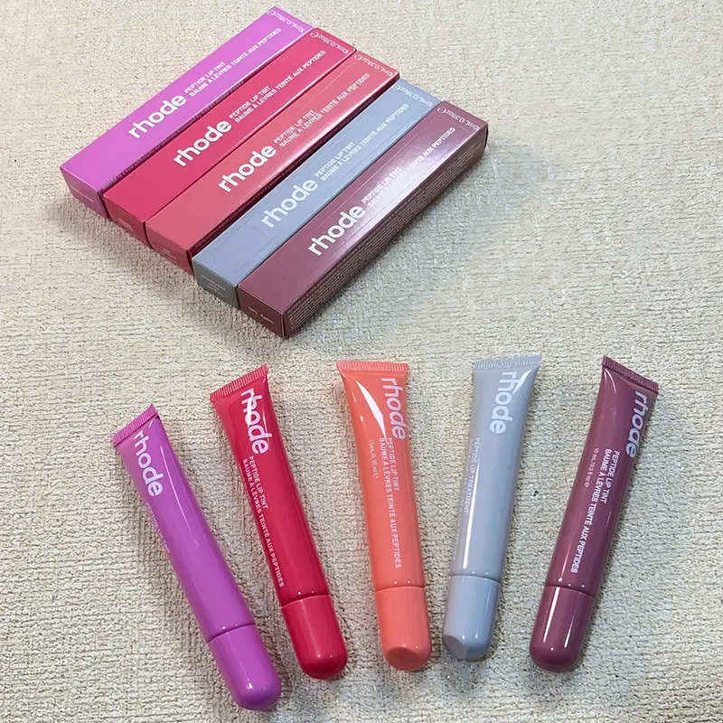 Rhodeskin Lip Gloss Lip Balm Smoothing Lipstick Lines Lasting Nourishing Women Care Makeup Moisturizer Blush Lipstick Gift Girl — image 2