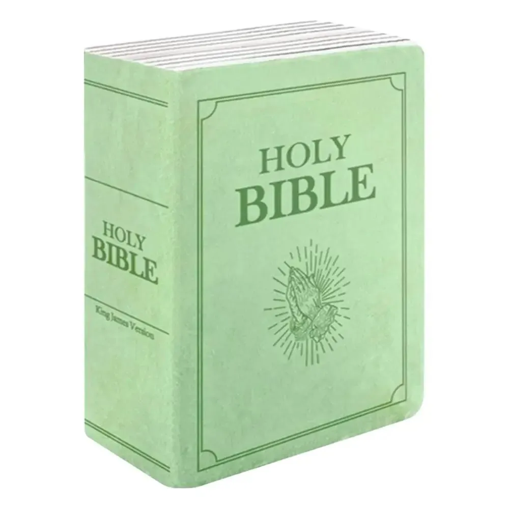 Living Room Realistic Looking Bible Pillow Plush Toy Sofa Cushion Bible Throw Pillow Cutest Home Decor Bible Cushion Bedroom — image 3