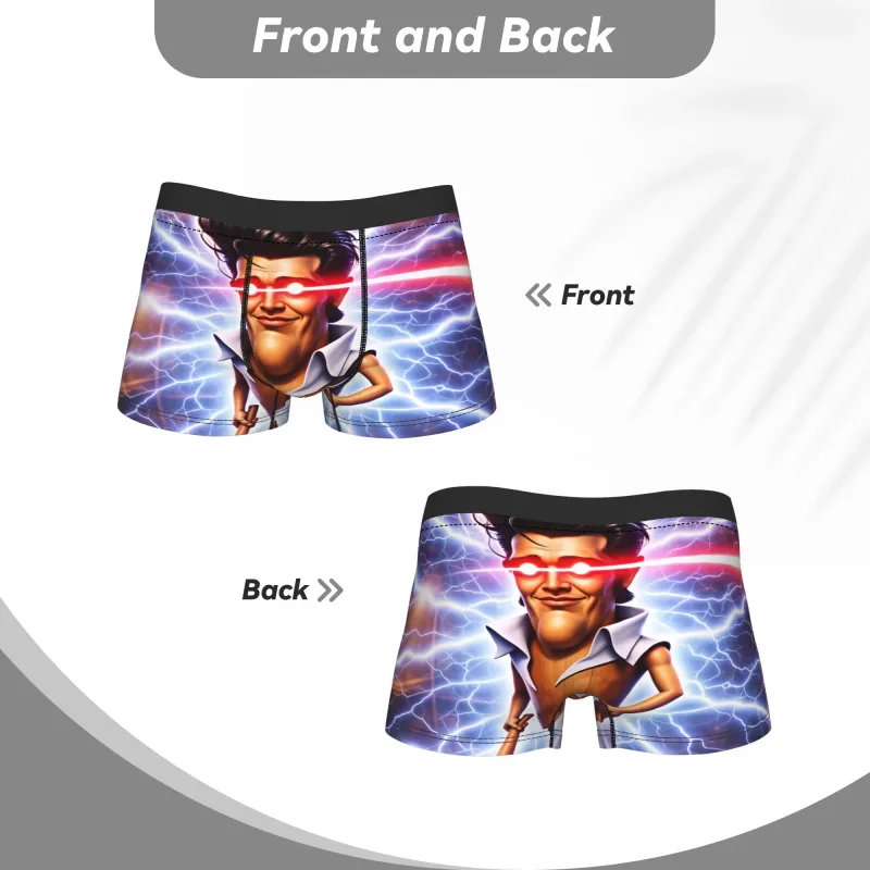 Charlie Kirk Meme Boxer Shorts pochette sous-vêtements haute qualité douane Shorts slips nouveauté hommes culottes grande taille 2XL — image 4