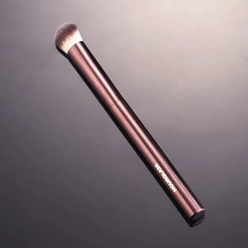 1 piece Angled Concealer Makeup brushes Middle Eyeshadow Make up brush basic Professional Cosmetic tool metal handle — image 4