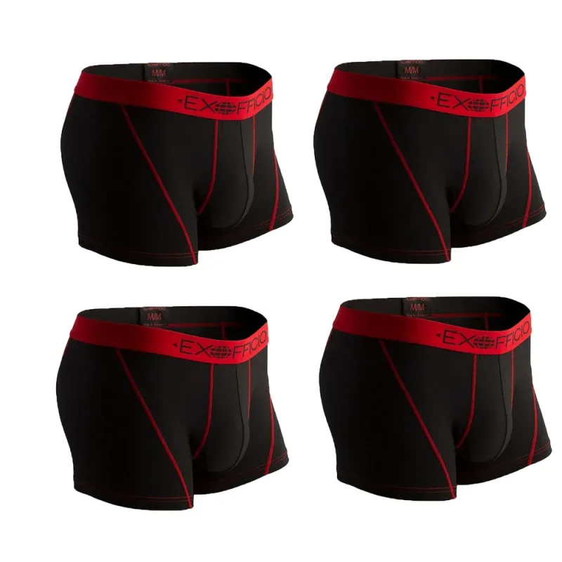 Exofficio Men Sport Mesh 3" Boxer Briefs Underwear Men Boxer Shorts Sexy Homme Panties Quick-dry Light Breathable Soft USA Size