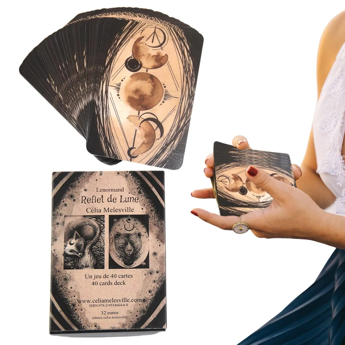 Lenormand Reflet De Lune Lenormand Cards Tarot Cards Deck Oracle Card Games for Adult Fun Adults Games Party Supplies Gift — image 3