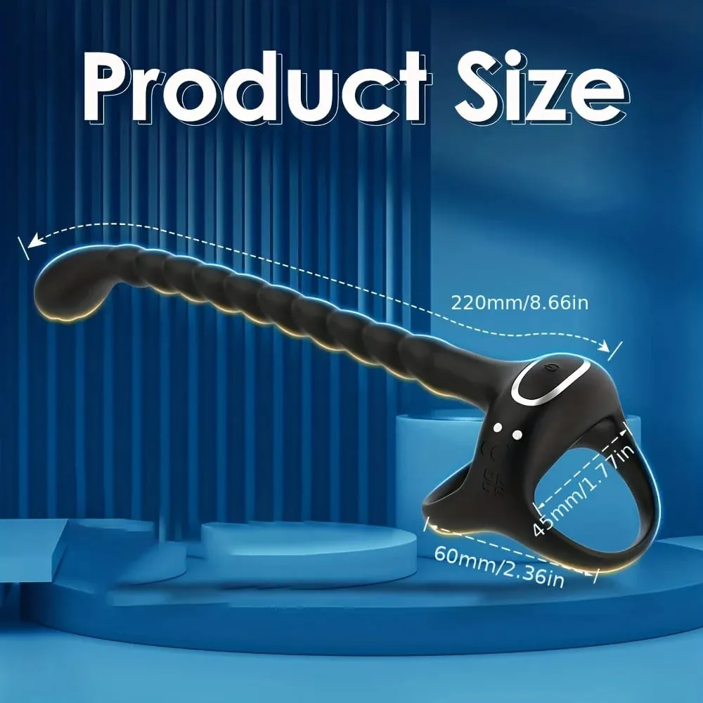 Analvibrator für Anfänger, APP-Steuerung, vibrierender Buttplug, Penisring für Männer, Prostata-Massagegerät, Analplug für Schwule, Sexspielzeug für Männer ab 18 Jahren — image 2