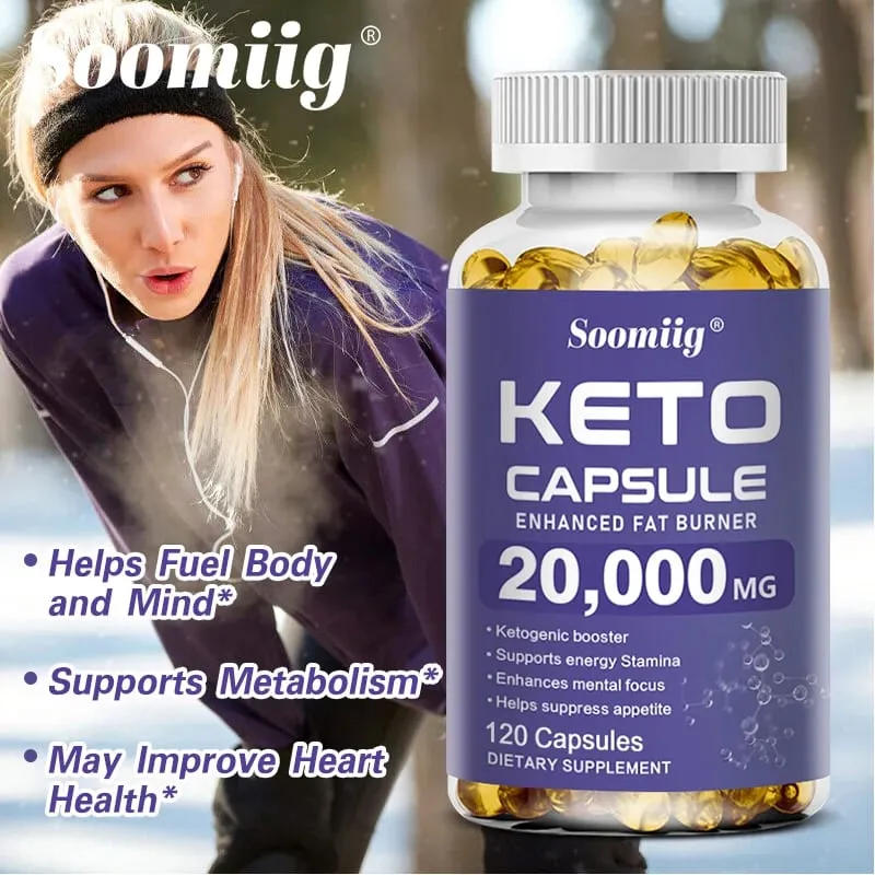 Keto BHB & Apple Cider Vinegar Supplement Capsules Weight Management Cleansing Detox Fat Burning Appetite Suppressant NON-GMO — image 3