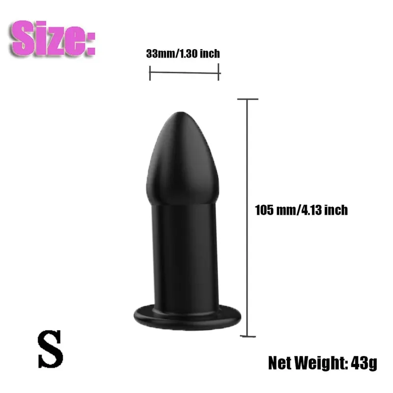 Tapón Anal hueco, consolador Vaginal, espéculo, expansor de Vagina, túnel, dilatador Anal, Enema, Juguetes sexuales para adultos para mujeres, hombres Gay — image 12
