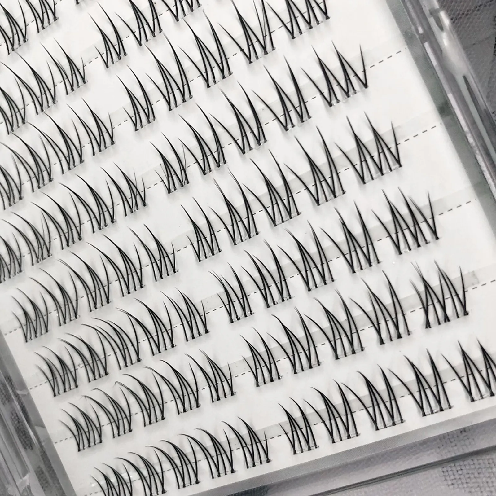 Glue-free Natural Korean False Eyelashes Clusters 6/10/20 Rows Curling Girl Group Eyelash Extension Perfect Daily Eye Makeup — image 7