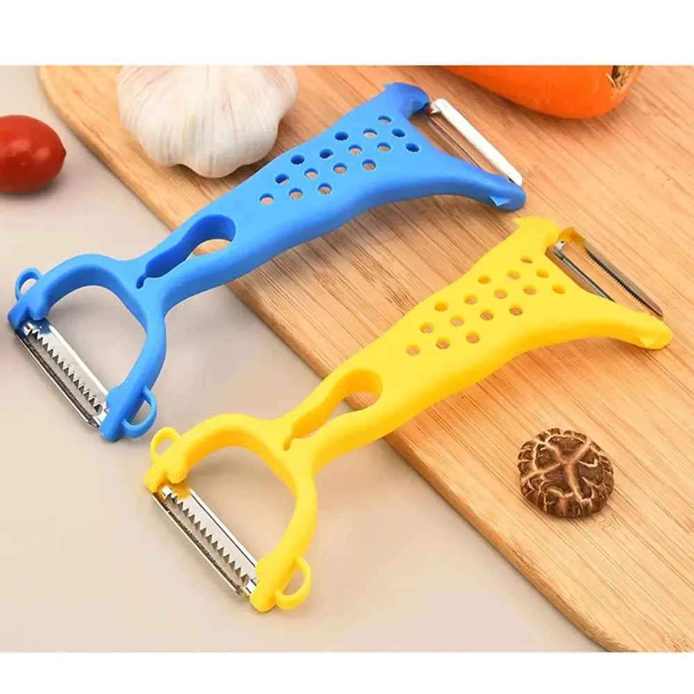 1PC Stainless Steel Vegetable Peeler Potato Peeler Multi-function Double-head Carrot Grater Fruit Tools Kitchen Accessories