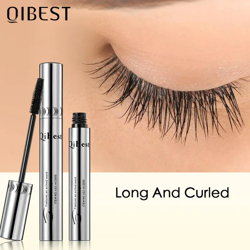 Waterproof Mascara Black Eye Makeup Rimmel 4D Eyelash Cosmetics Curling Thick Mascara Eyelashes Silk Fiber Volume Mascara — image 1