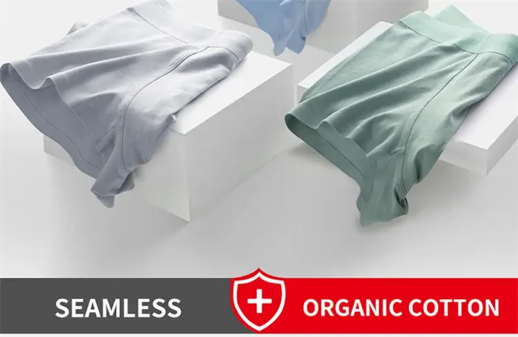 MiiOW 4-teiliges Baumwoll-Herren-Höschen-Set, atmungsaktives Mesh-Herren-Unterhose, antibakterielle Graphen-Unterwäsche für Herren, Boxershorts, L-5XL — image 14