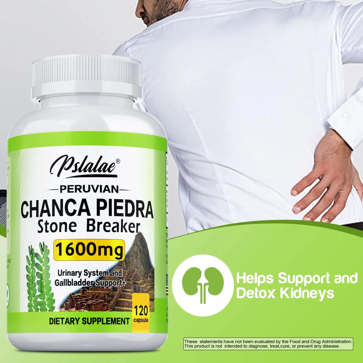 Chanca Piedra 1600mg - Kidney & Bladder Health Cleansing & Detoxification Urinary Support — image 6