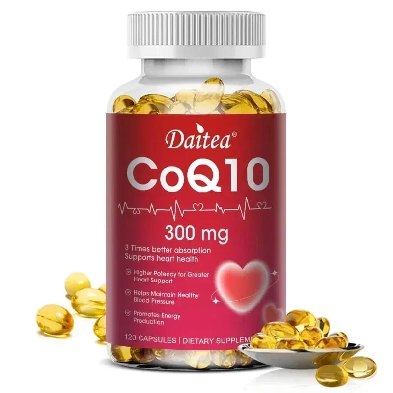 Sinusuportahan ng Coenzyme Q10 - 300 Mg ang Energy Cognitive Ability at Heart Brain and Cell Health Antioxidant Nagpapabuti ng Kalidad ng Pagtulog