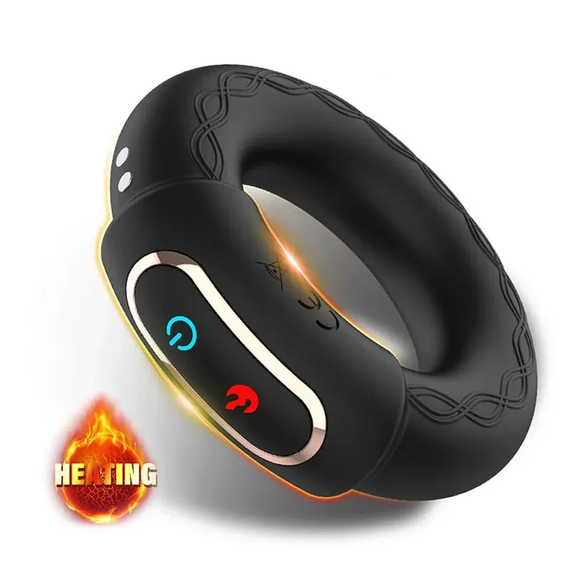 Newest Adjustable Vibrating Cock Ring for Men Masturbator Penis Ring Vibrator Male Delayed Ejaculation Sex Toys for Man Cockring