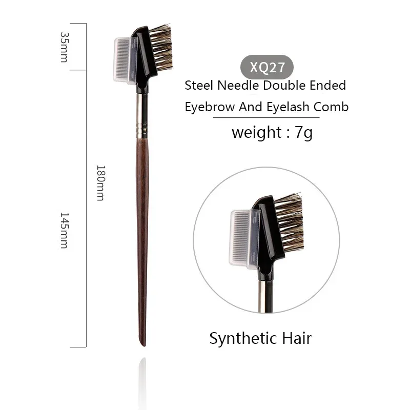 OVW Animal Hair Makeup Brush Complete Set 28PCS Lip Brushes Eyeshadow Brush Soft Makeup Brush Beauty Tools Smudge Brush Single — image 24