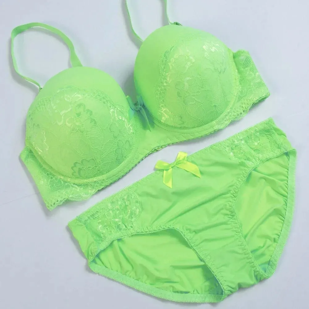 MOM Lady Lace Push Up BraS Sets 32/70 34/75 36/80 38/85 40/90 42/95 C D E F G Cup Underwear Panties Women Sexy Lingerie Bra B04 — image 5