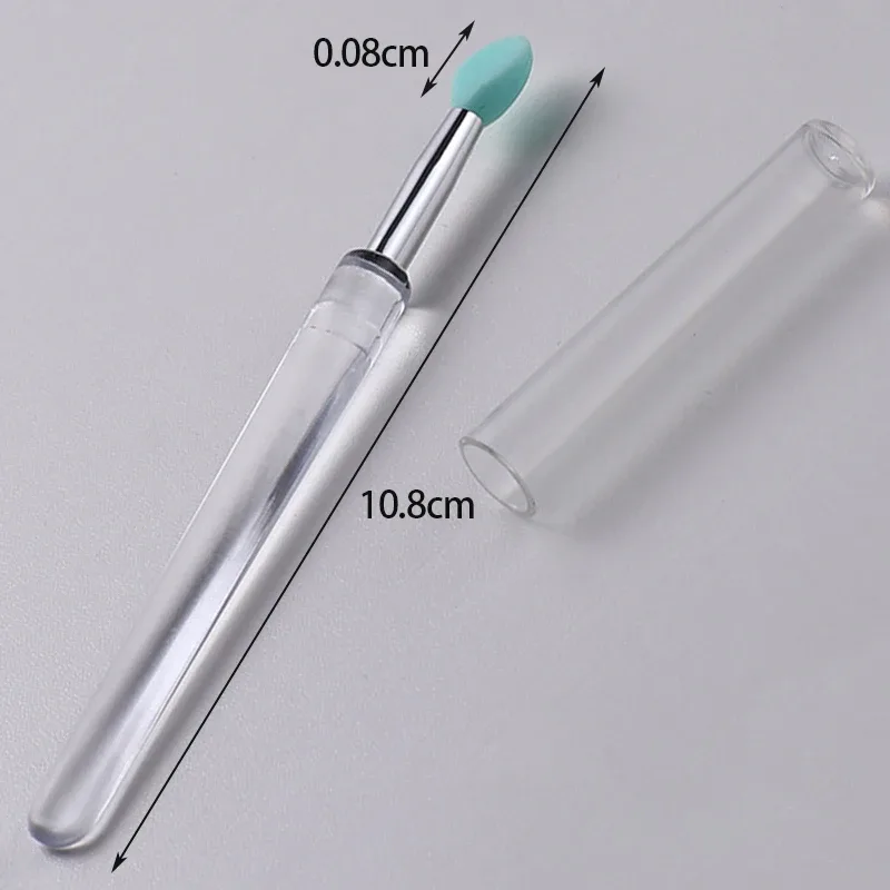 Silicone Lip Brush With Cover Soft Multifunctional Lip Mask Applicator Lipstick Lipgloss Portable Travel Makeup Brushes Reusable — image 4