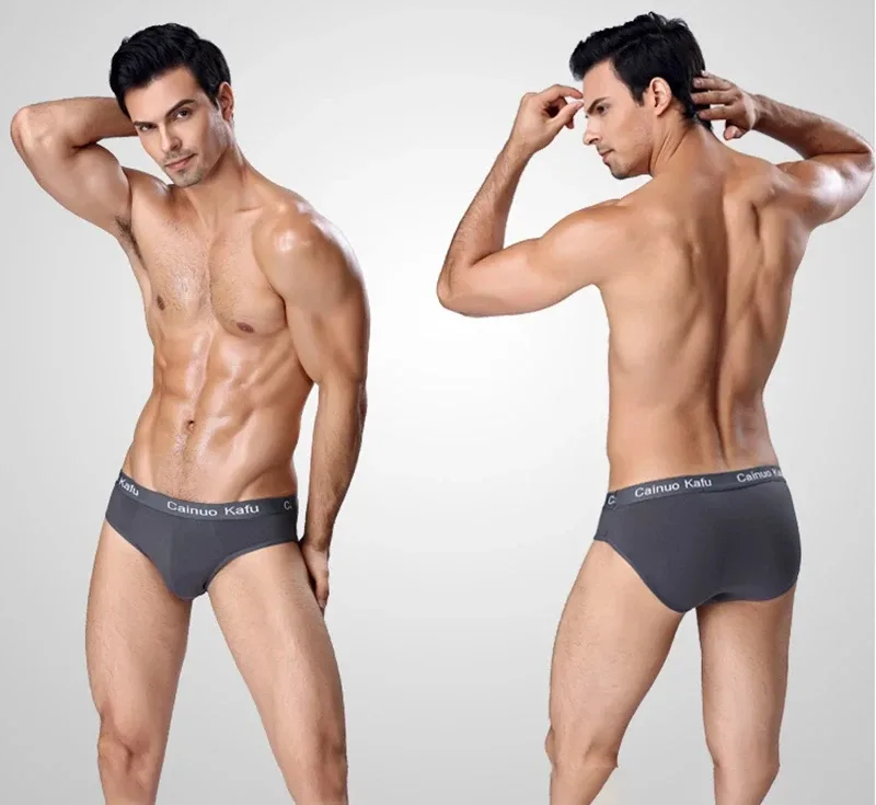 5Pcs/Set Men Briefs Summer Men’s Underwear Male Large Size Elastic Boy Underpants Comfortable Solid Fungi-Proofing Men Panties — image 7