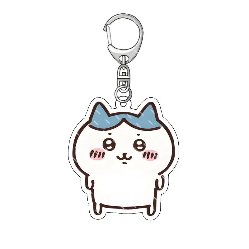 jiyi Pendant Anime Comic Acrylic Peripheral Keychain Hachiware Usagi Cute Pendant Bag Hanging Decoration Decoration