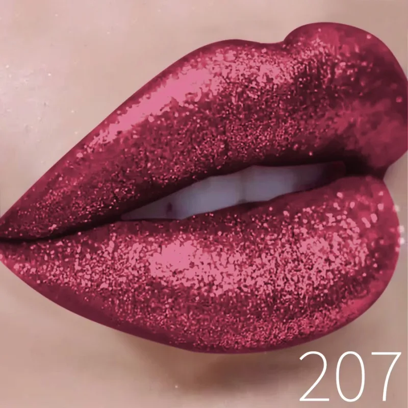 1PC Glitter Lip Gloss Long Lasting Waterproof Metallic Liquid Lipstick Pearl Shining High Pigment Lip Tint Korean Makeup Gifts — image 15