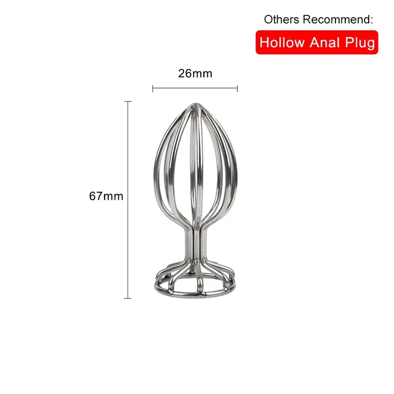 26-92mm Hollow Big Anal Plug For Women Vaginal Dilator Men Butt Expander Anus Washer Female Masturbator Sex Toys 18 Enema Douche — image 10