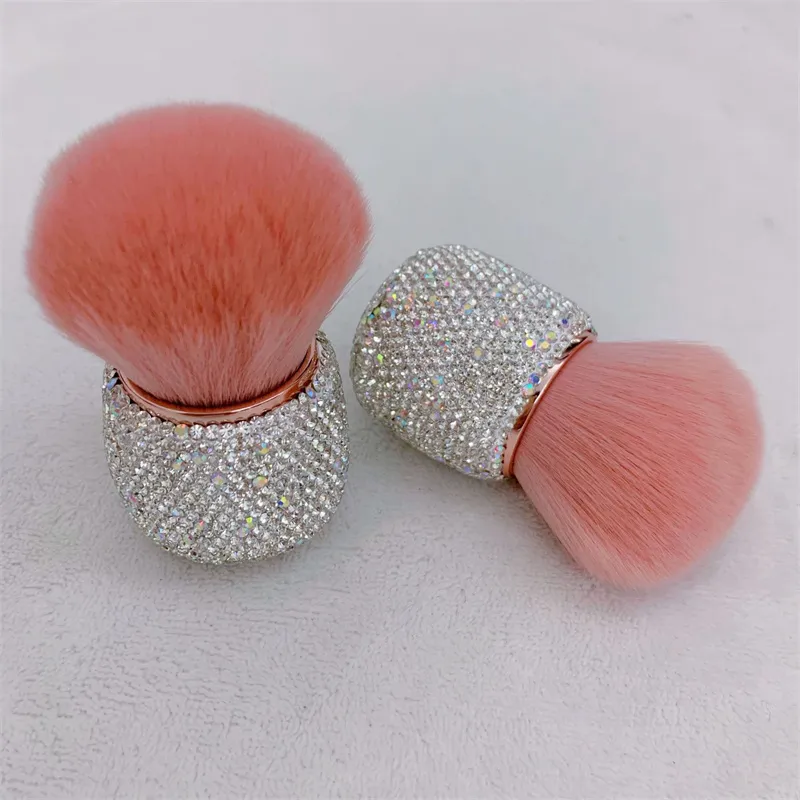 Diamond Handle Makeup Brush Professional Loose Powder Brush Blush Brushes Mushroom Head Foundation Blush Soft Hair Brush Tool — image 3