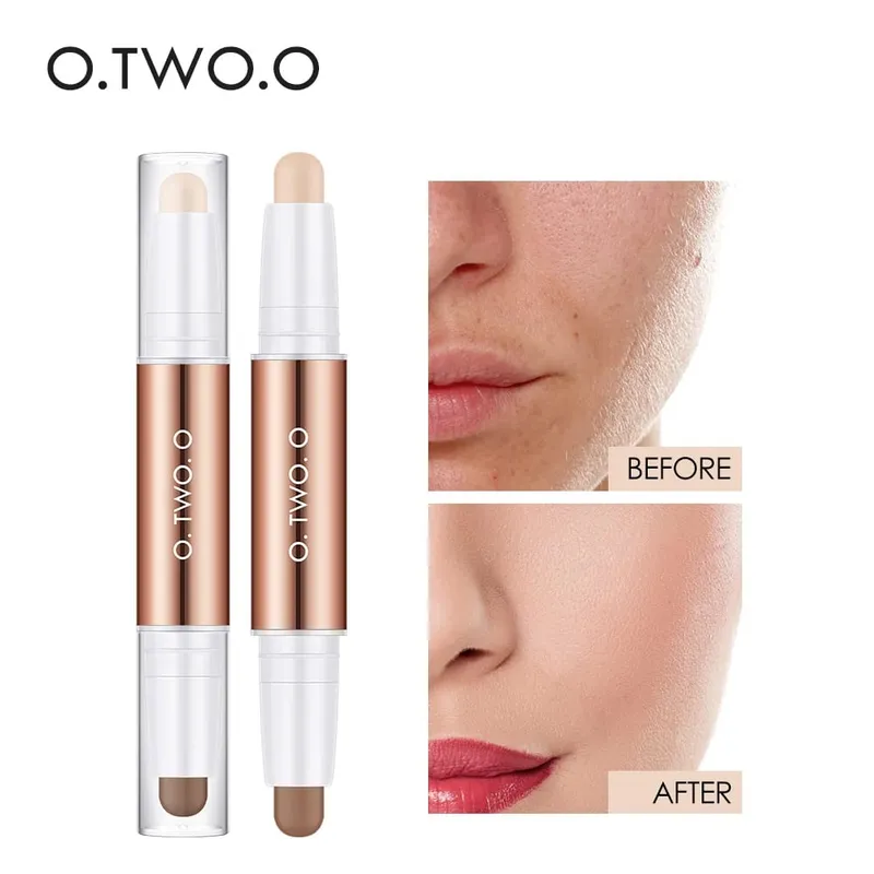 O.TWO.O Face Makeup Set Foundation Cream Brush Concealer Moisturiz Smooth Waterproof Full Coverage Long-Lasting Face Makeup — image 3
