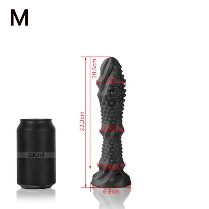 Wolf Tooth Stick Huge Long Anal Plug Big Dildo Butt Plug Anus Expansion Stimulator Prostate Massage Anal Sex Toys for Woman Men — image 12