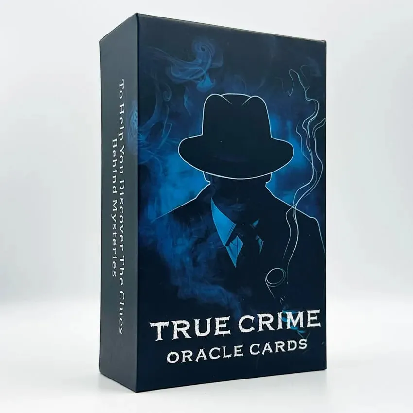12x7cm True Crime Oracle Deck 80-cards Divination Taro in Box Card Games