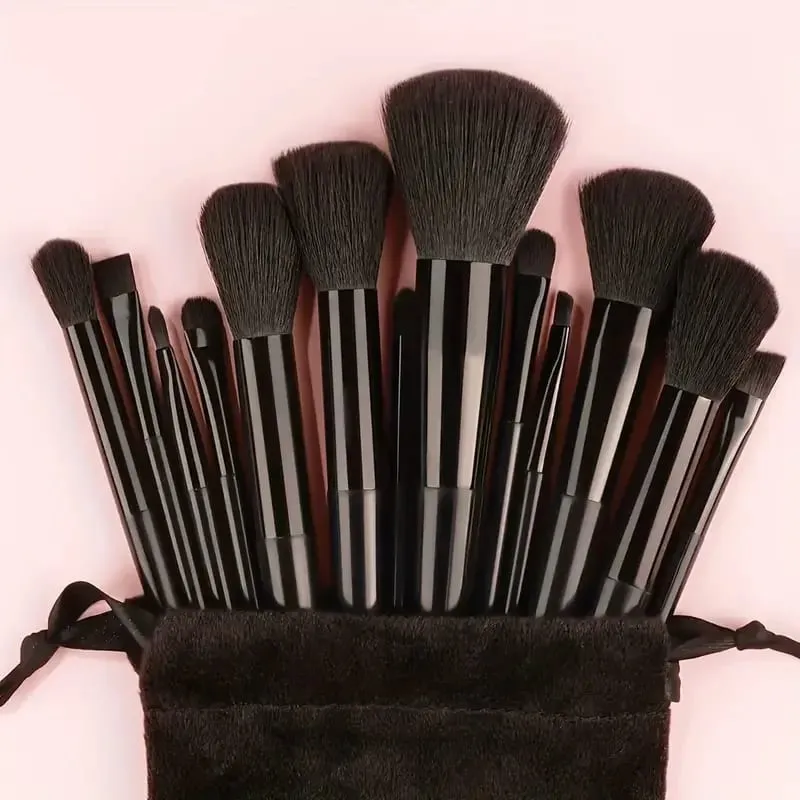 13 Stuks Make-Up Kwasten Set Zachte Pluizige Oogschaduw Markeerstift Concealers Borstel Blush Losse Poeder Borstel Mengen Vrouwen Beauty Tool — image 11