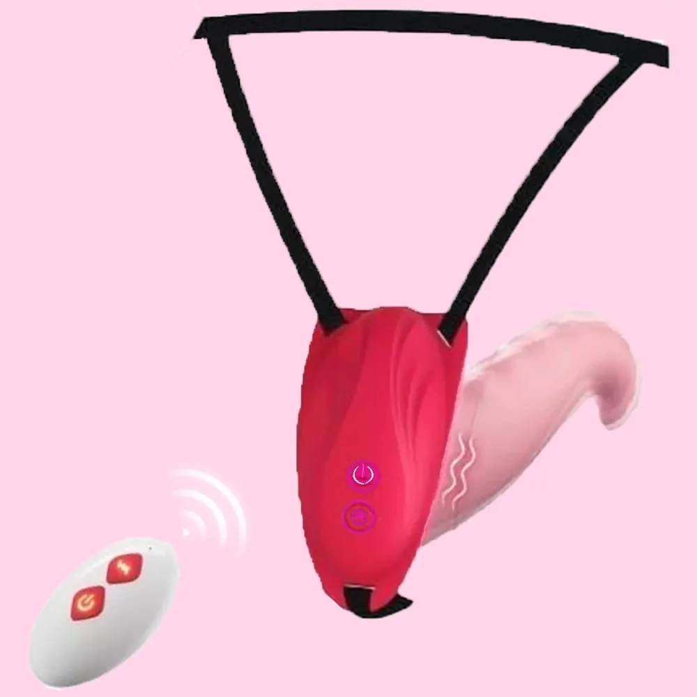 Bærbar Vibrator Mini Clit Trusse Sommerfugl Vibrator med Fjernbetjening Vibrationer Diskret Rose Sexlegetøj Kvinder Par Fornøjelse — image 1