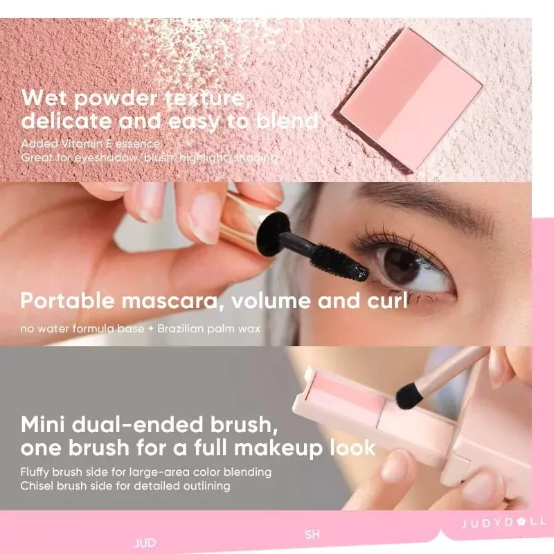Mini Makeup Palette: Eyeshadow Palette All-in-One Palette For Travel Commuting and Daily Light Makeup — image 5