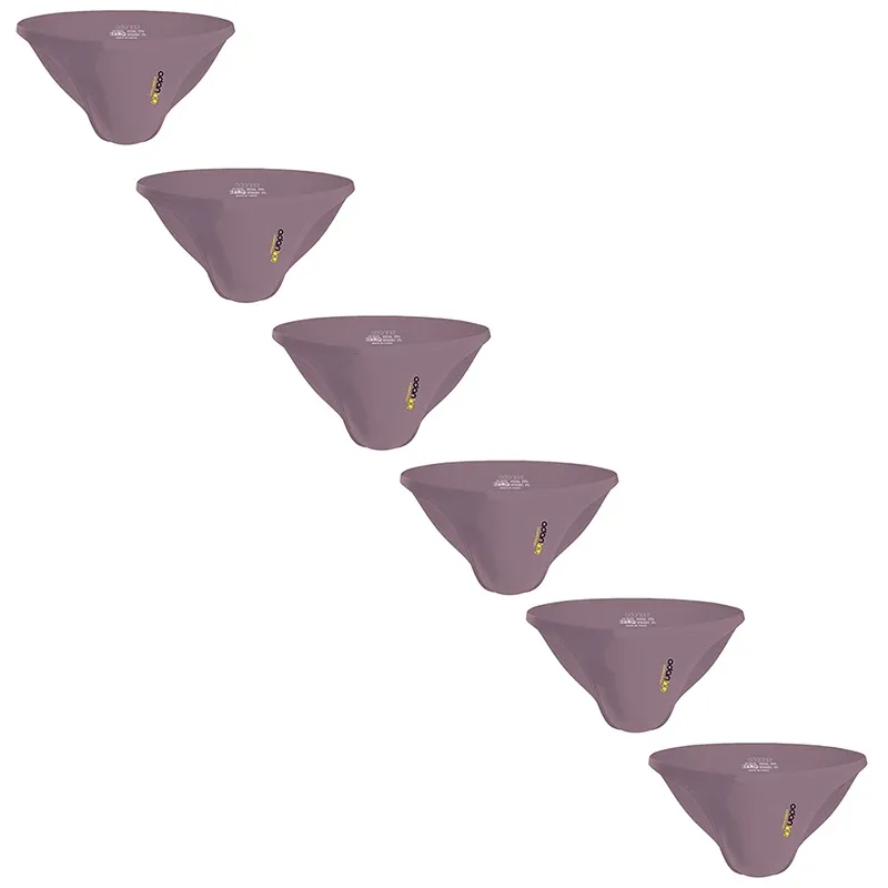 1/6 pçs modal sexy cuecas masculinas respirável impressão calcinha masculina breve biquíni cuecas sissy grande virilha homem troncos