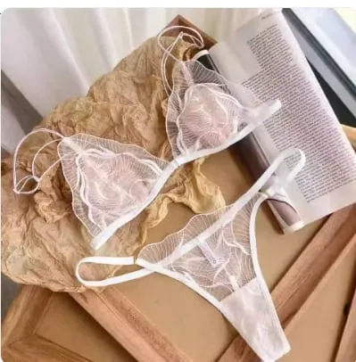 Sexy französisches BH-Set mit Haken vorne, ultradünn, durchsichtig, rein, sinnlich, atmungsaktiv, Spitze, Dessous für Frauen, Sommer, neue Mode, S-XL, MOYISU — image 9