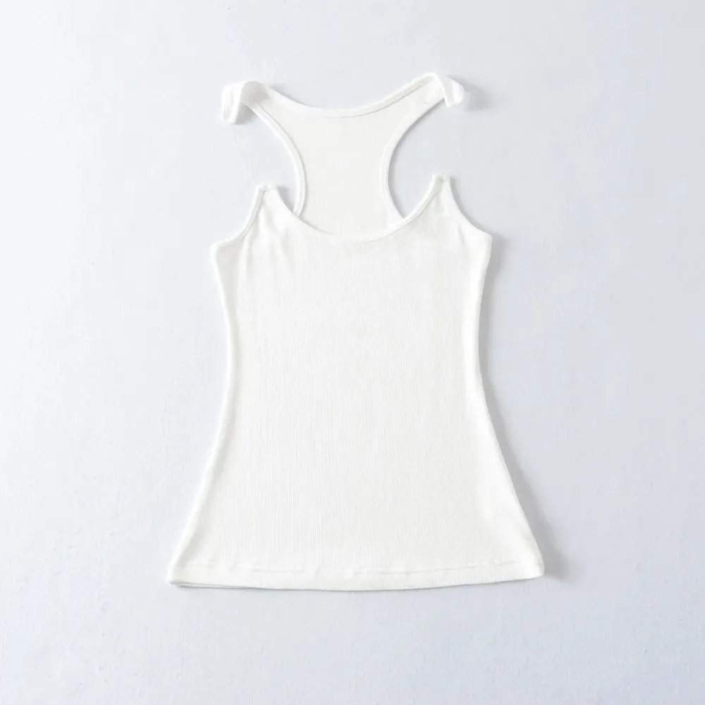 Women Ypro Ribbed Invisible Strap Tank Top Camis Tee — image 10