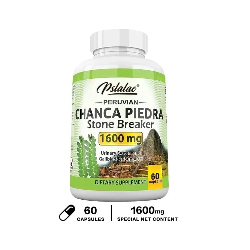 Chanca Piedra Capsules 1600mg - Urinary Tract Support Non-GMO Supplement Kidney Stone CrushingSupplement — image 11