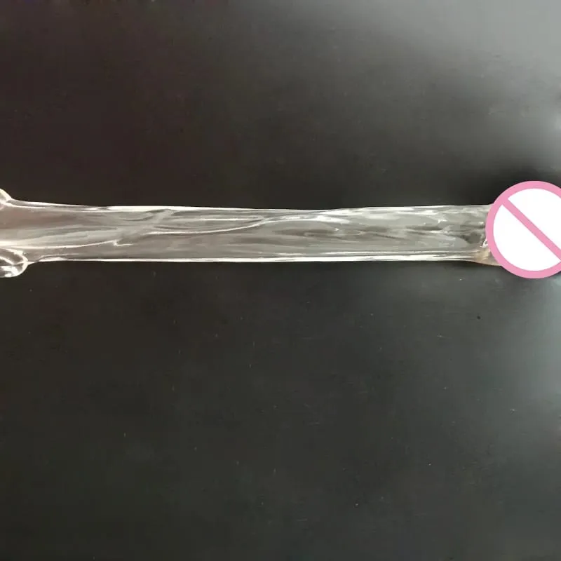 Highly Elastic Crystal Condom Reusable Penis Extender Sleeve Delay Ejaculation Penis Enlargement Intimate Goods Sex Toys For Men