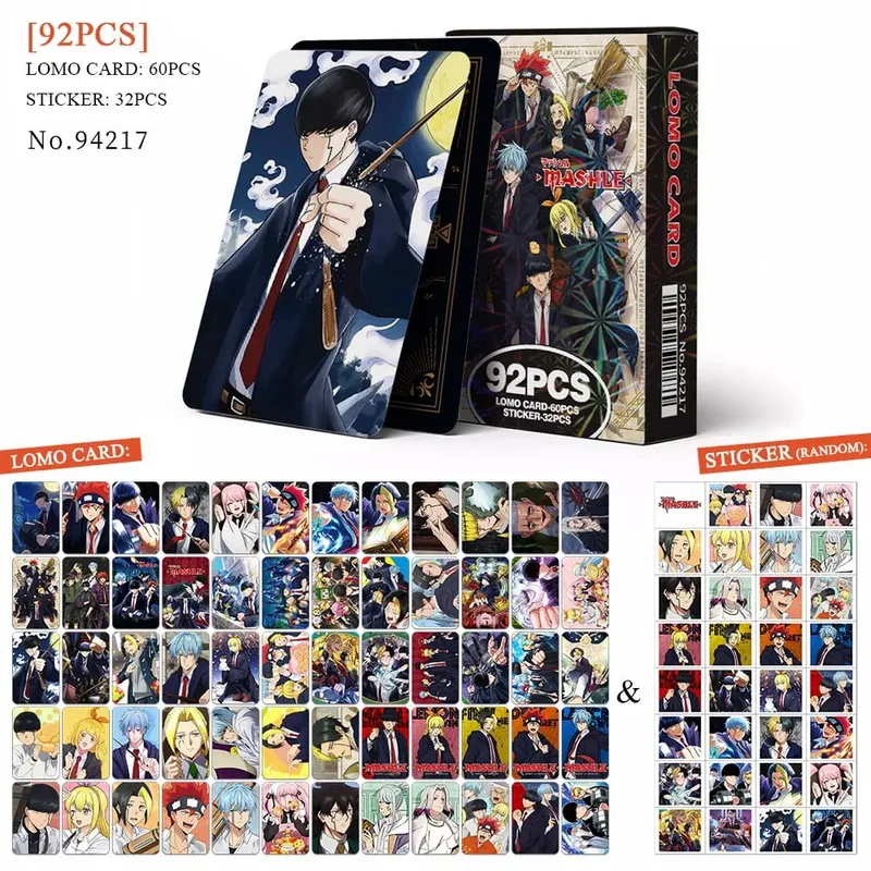 Anime atak tytanów‌ karta Lomo pocztówka zabawka Haikyuu aptekarz pamiętniki Honkai Star Rail karty kolekcjonerskie z naklejkami prezent