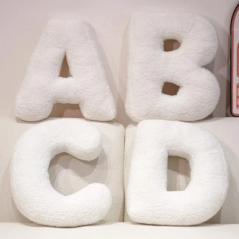 40CM Cartoon English Letters Plush Pillow Sofa Cushion Bed Throw Pillows Teaching Words Game Living Room Decoration — image 3