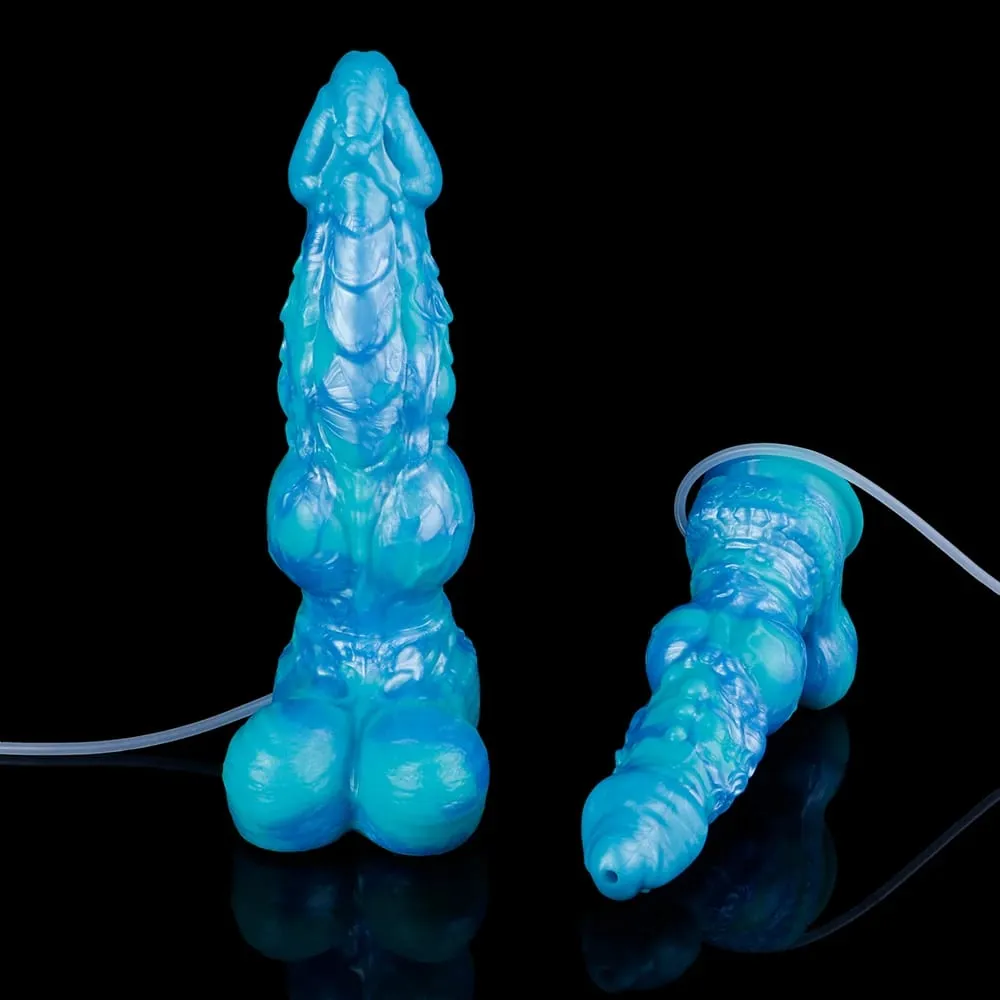 Silikonová elektrická stříkací dilda Fantasy s přísavkou Masážní přístroj prostaty Sexuální hračky s ejakulací penisu pro ženy Muži