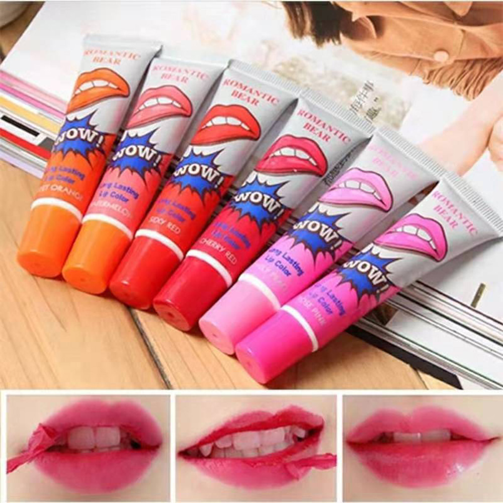 6 Colors Amazing Peel Off Liquid Lipstick Waterproof Long Lasting Lip Gloss Tint Moisturizing Tear Off Lip Stain Makeup Cosmetic — image 4