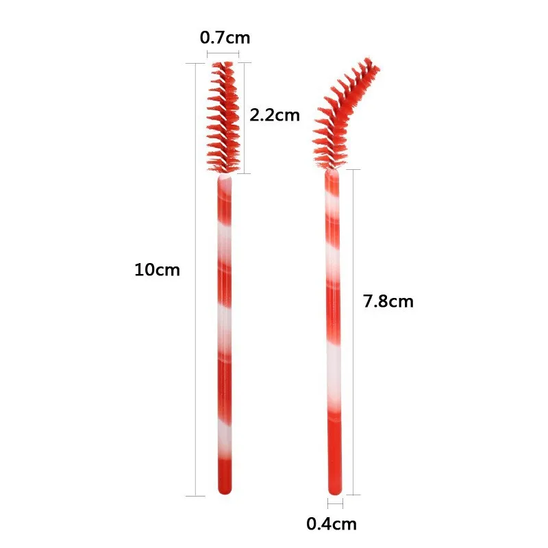 Disposable Eyelash Brushes Eyebrow Brush Mascara Wands Applicator Cosmetic Eyelashes Extension Tools Eyelash Spoolies for Makeup — image 6