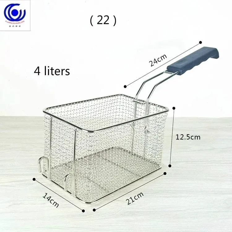 Stainless Steel Fryer Screen French Fries Frame Square Filter Net Encrypt Colander Shaped Frying Basket Fryers Meshed — image 31