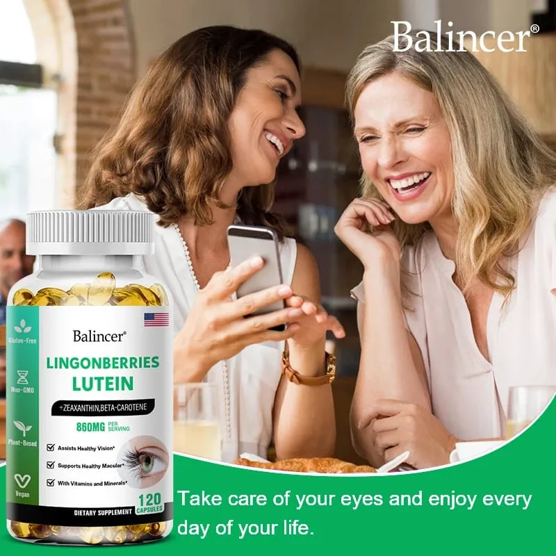 Balincer Vision Support - with Lutein Zeaxanthin and Vitamins - Eye Health Supplement for Healthy Vision - 120 Capsules — image 6