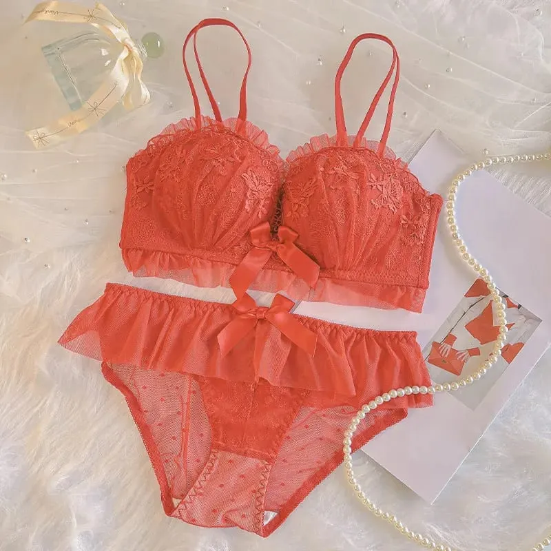 작은 가슴을위한 브래지어 무선을 밀어 올리십시오. 처짐 방지 레이스 Bralette 여성용 패딩 란제리를 강화하고 컴포트 브래지어를 들어 올리십시오. — image 10