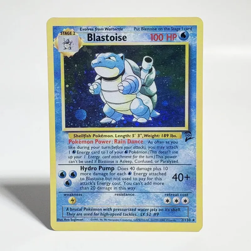 Pokémon Cards 1996 Basic Edition Flash Card Charizard Gengar Blastoise Feraligatr Gengar Trading Card Proxy Collection Card — image 5