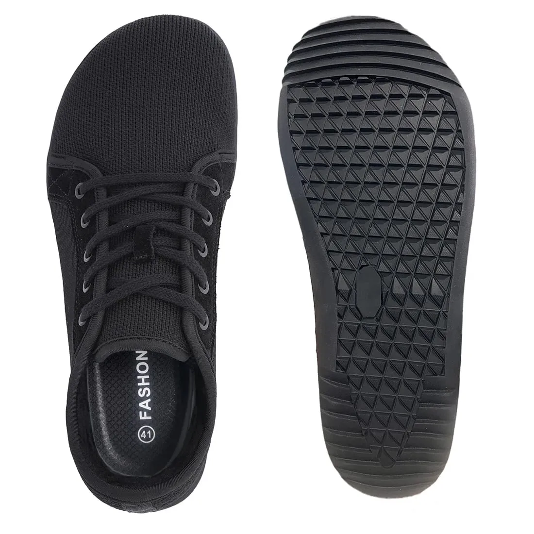 Men's Wide Barefoot Sneakers Walking Sneakers Comfortable Running Shoes Lightweight Breathable Hiking Sneaker Fashion Shoes — image 1